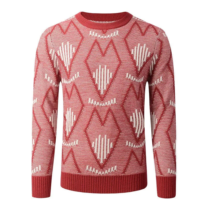 Men's Casual Crewneck Cable Knit Thermal Pullover Sweater - Sales Savvy Shop