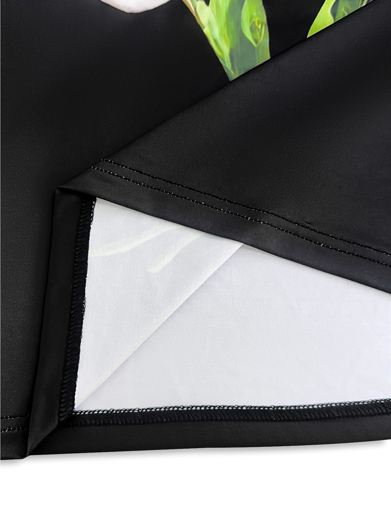 Floral Crew Neck Short Sleeve Elegant Dress for Women - Spring and Summer Commuter Style - Sales Savvy Shop