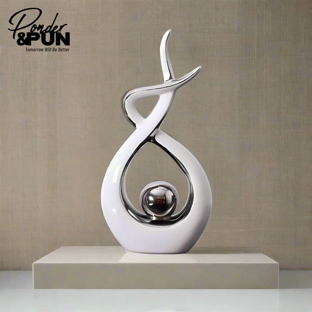 Whispers Of Artistry Ceramic Art Decor Modern Home Decor - Sales Savvy Shop