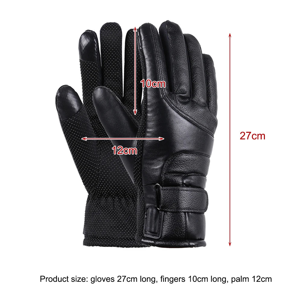 Electric Heated USB Gloves for Men Women Touchscreen Skiing - Sales Savvy Shop