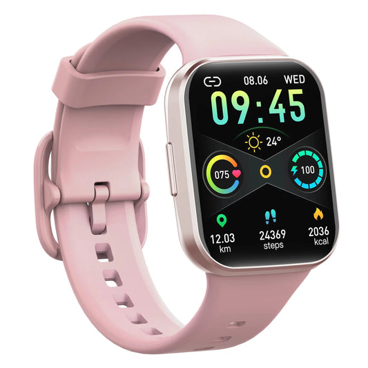 Smart Watch Fitness Tracker for Men and Women 1.69 Inch Touch Screen Smartwatch with Pedometer and Sleep Monitor