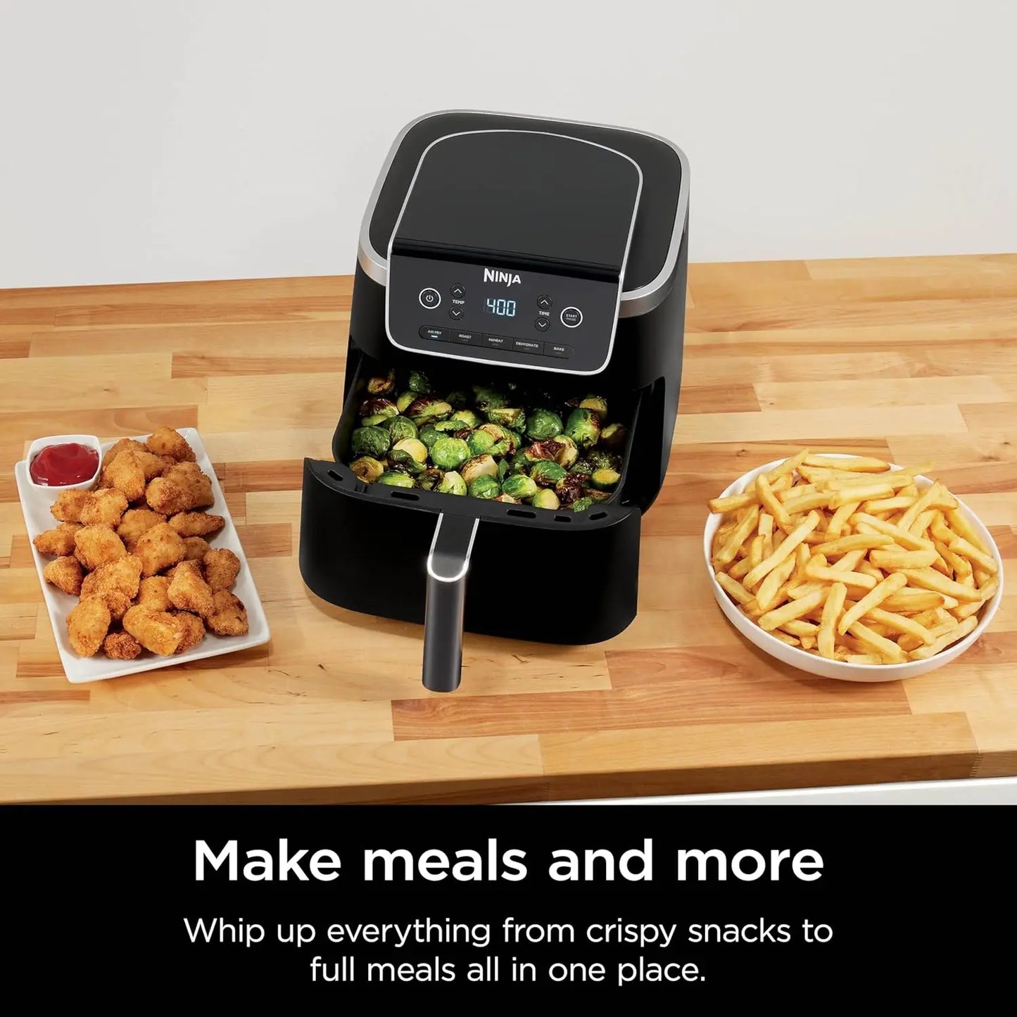 Air Fryer Pro 5-in-1 with 5 QT Capacity for Air Frying Baking Roasting Reheating and Dehydrating with Air Crisp Technology and Nonstick Basket - Sales Savvy Shop