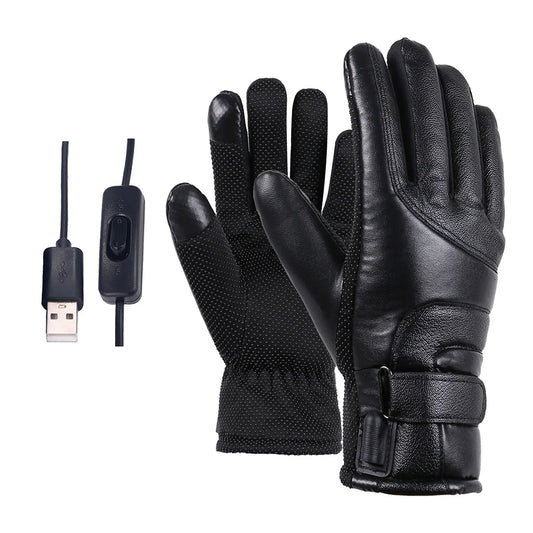 Electric Heated USB Gloves for Men Women Touchscreen Skiing - Sales Savvy Shop