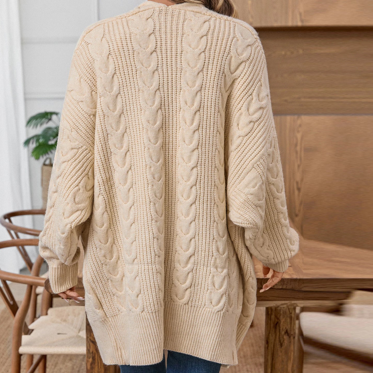 Casual Minimalist Knit Cardigan Outerwear for Women - Sales Savvy Shop