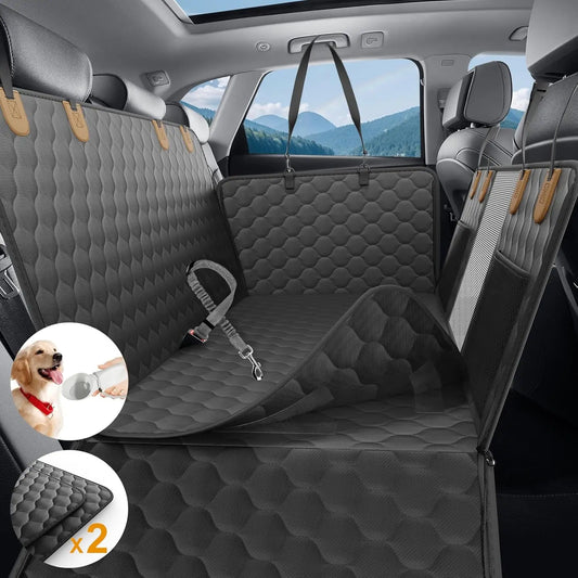 Waterproof Pet Travel Accessories Foldable Dog Car Seat Safety Hammock Trunk Mat Rear Seat Protector