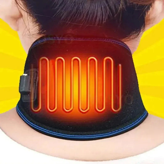 Black Heated Neck Guard USB Three Speed Unisex Universal Fit - Sales Savvy Shop
