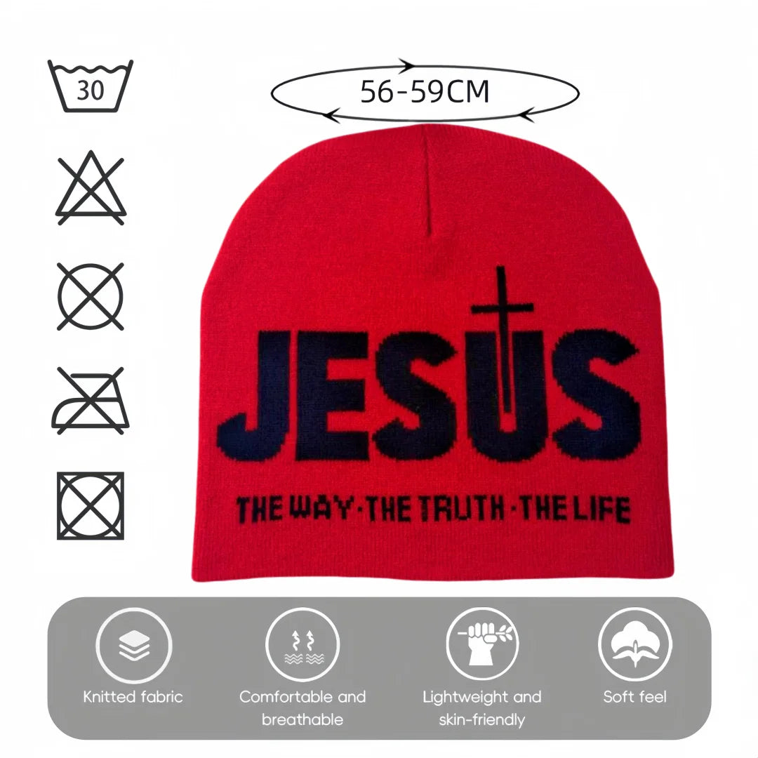 Letters Knitted Hat Windproof Ear Protection Unisex Outdoor - Sales Savvy Shop