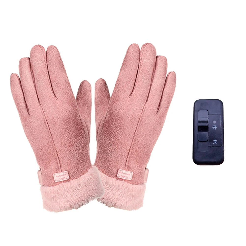 Electric Heated USB Gloves for Men Women Touchscreen Skiing - Sales Savvy Shop