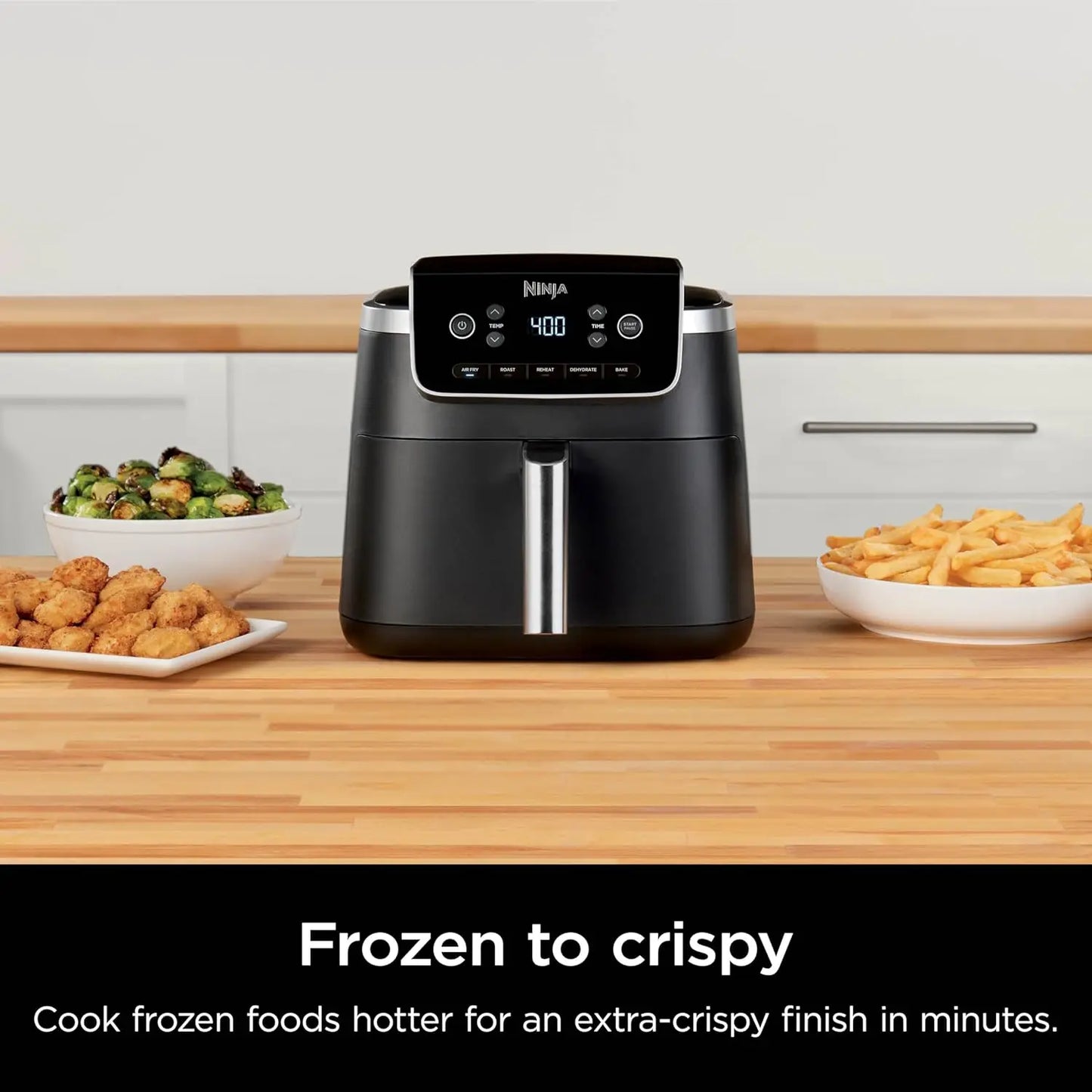 Air Fryer Pro 5-in-1 with 5 QT Capacity for Air Frying Baking Roasting Reheating and Dehydrating with Air Crisp Technology and Nonstick Basket - Sales Savvy Shop