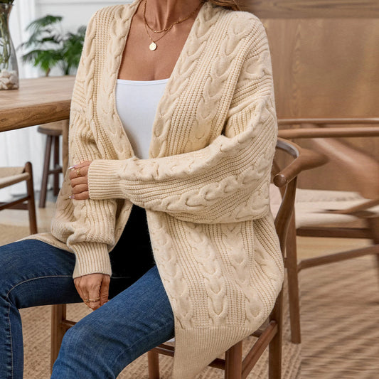Casual Minimalist Knit Cardigan Outerwear for Women - Sales Savvy Shop